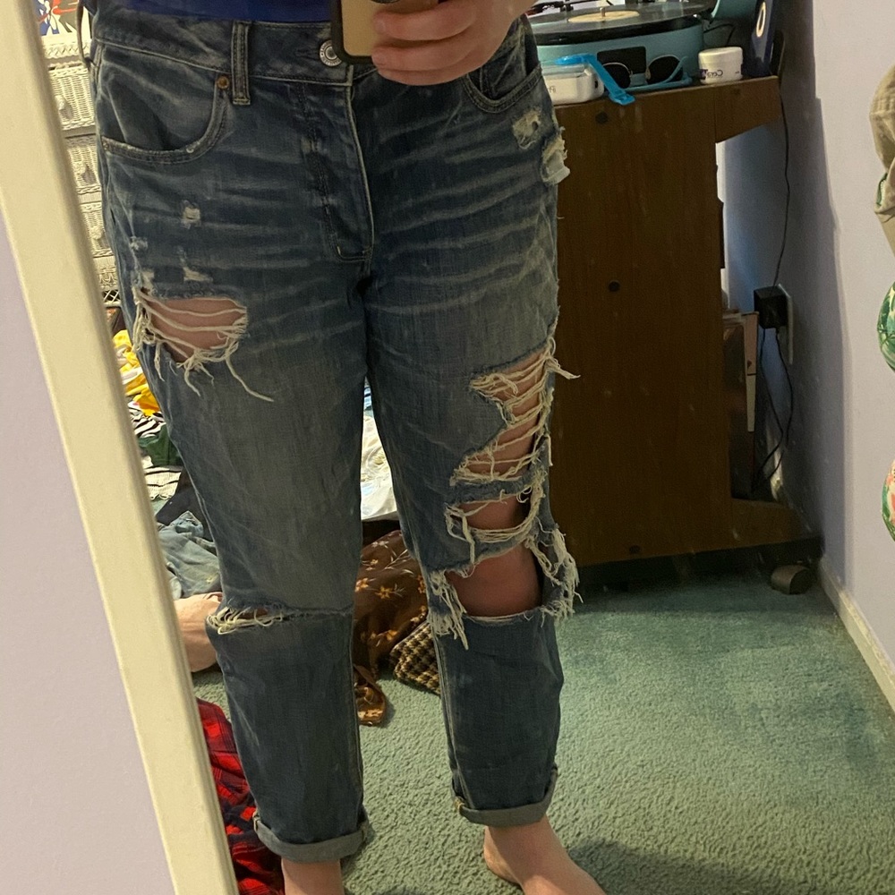 American Eagle Tom girl jeans size 12